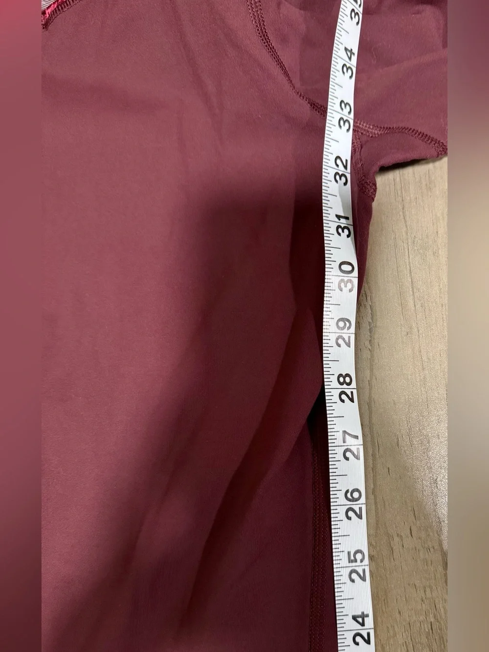 lululemon Maroon Leggings Size 4
